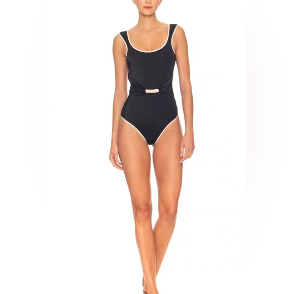 AZULU ONE PIECE BLACK SWIMSUIT NWT - Picture 1 of 8